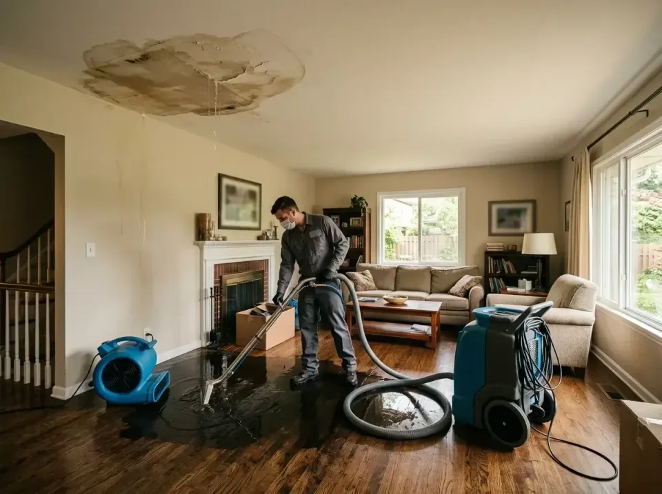 attic-pipe-burst-ceiling-drip-008 — frequently asked questions, Water Damage Restoration & Carpet Care in Lindsay, CA